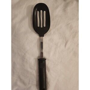 Vintage EKCO USA Black Nylon Slotted Spoon 12 1/4"